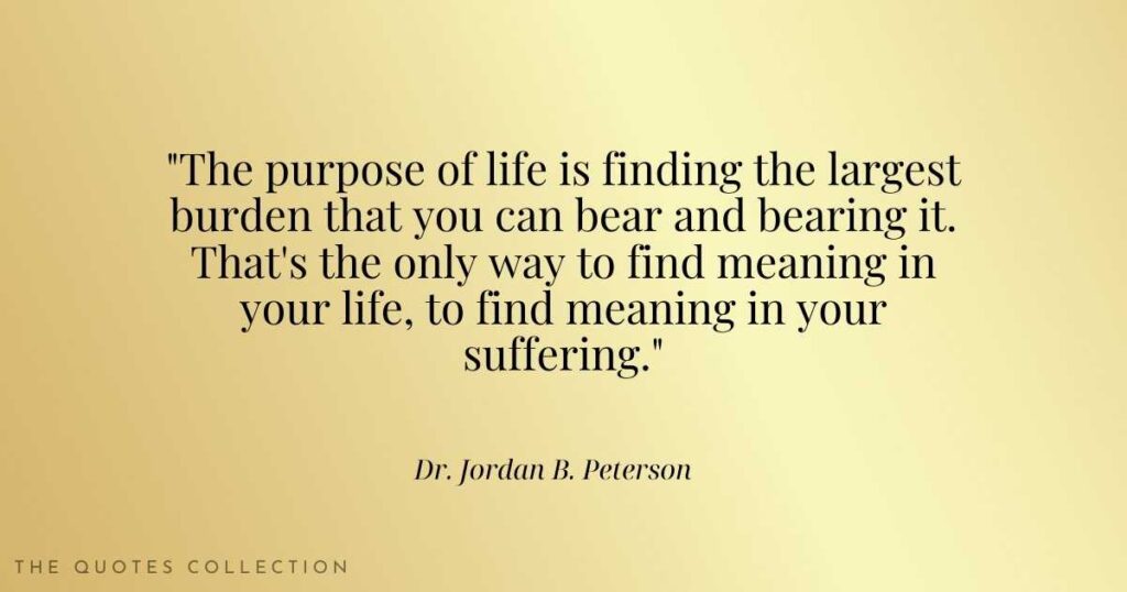 jordan peterson quotes on purpose