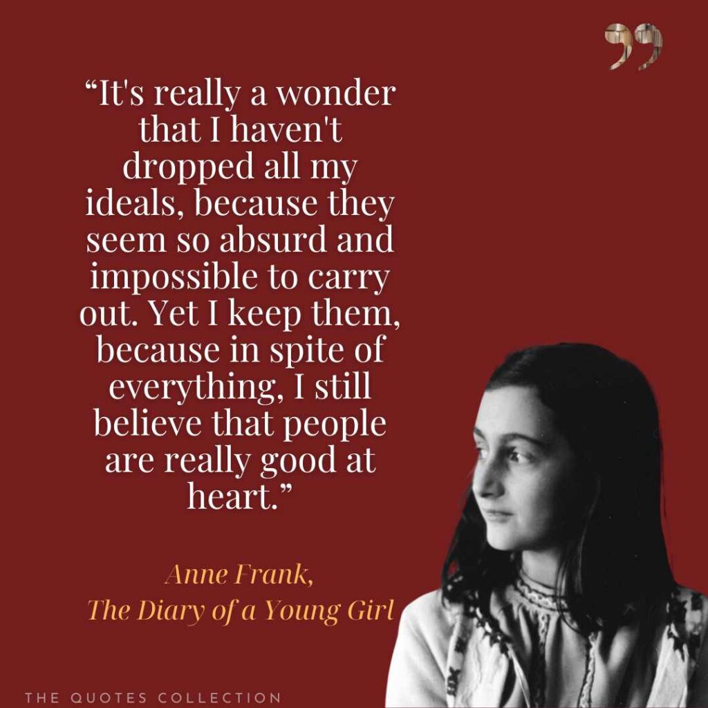 anne frank diary quotes