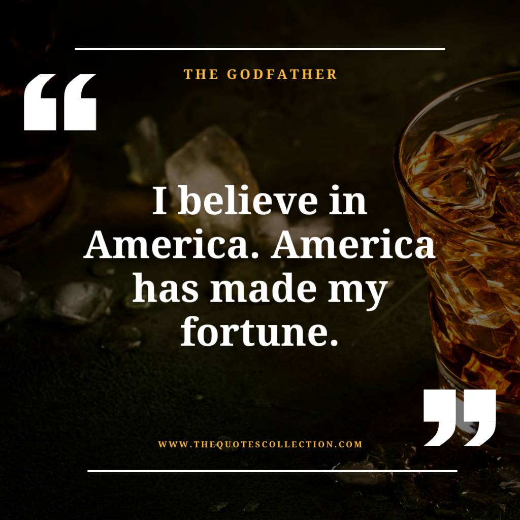 the godfather quote America