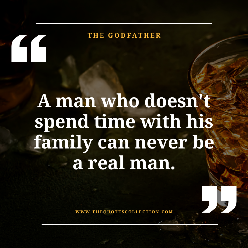 godfather movie quote on family