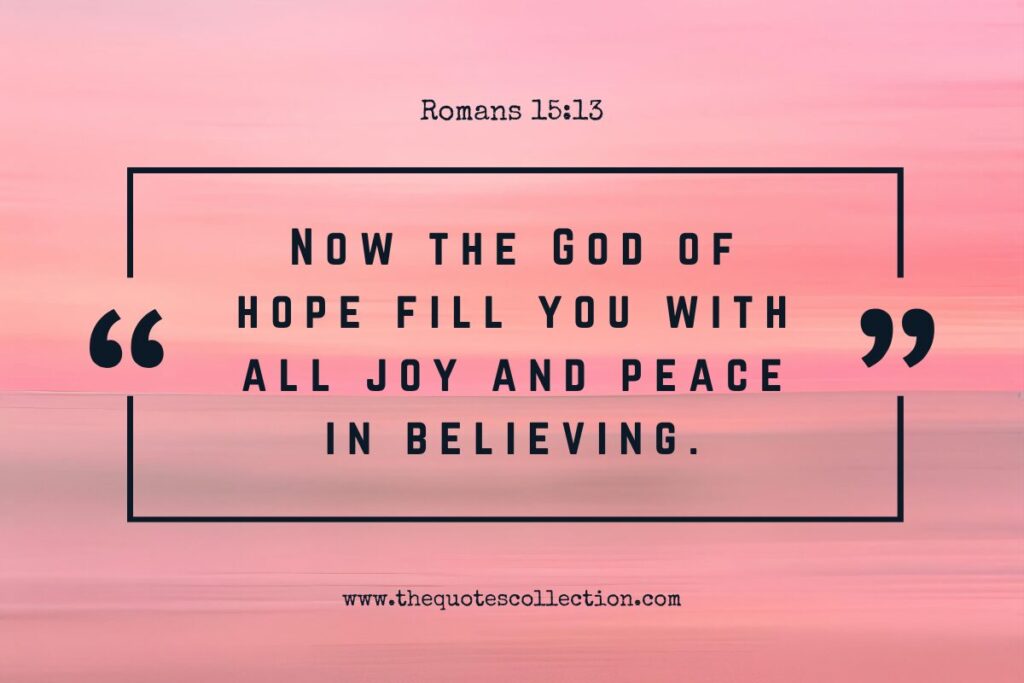 Bible verses about peace from Book of Romans