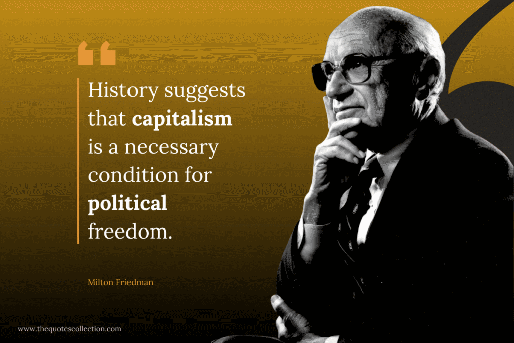 milton friedman quotes on capitalism and political freedom