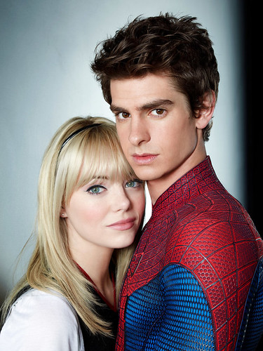 Peter Parker and Gwen Stacy, starring Emma Stone and Andrew Garfield