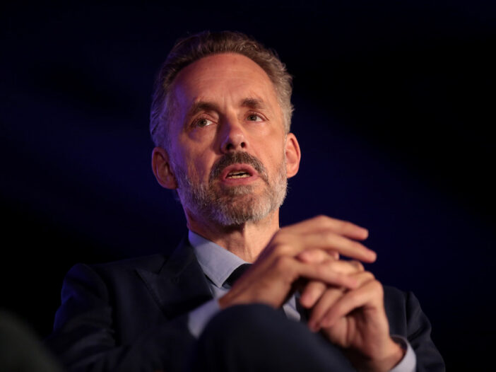 Jordan Peterson speaking at a TPUSA event