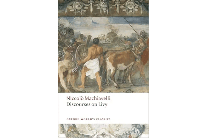 Discourses on Livy  by Machiavelli book cover 