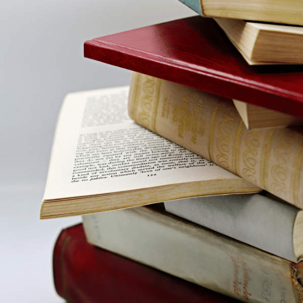 A stack of books