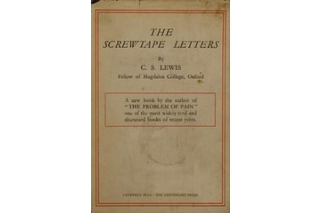 Screwtape Letters book by CS Lewis