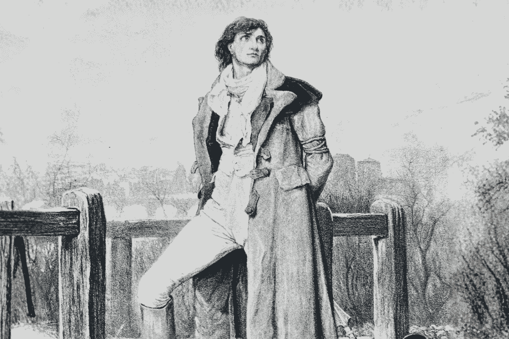 Fred Barnard illustration of Sydney Carton declaring his devotion to Lucie Manette.
