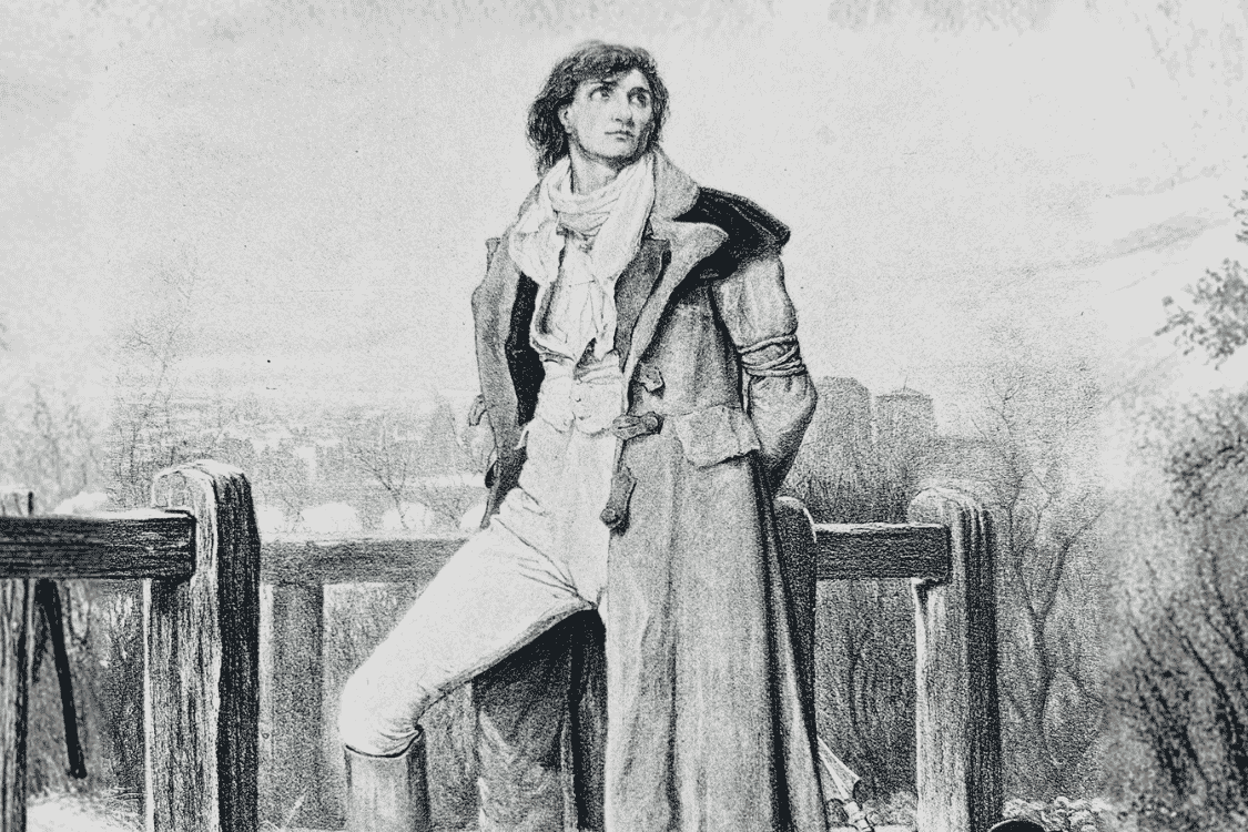 Fred Barnard illustration of Sydney Carton declaring his devotion to Lucie Manette.