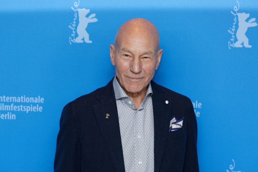 Patrick Stewart at the Logan photo call during the 2017 Berlin International Film Festival.