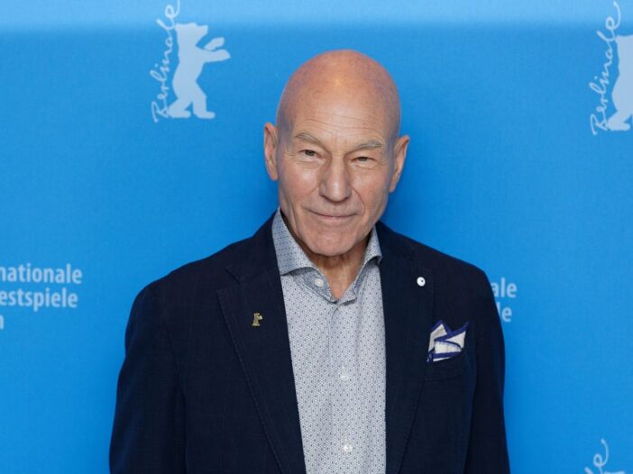 Patrick Stewart at the Logan photo call during the 2017 Berlin International Film Festival.