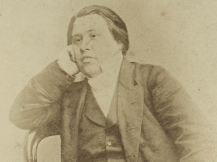 Portrait of Rev. Charles Spurgeon from the 1870s